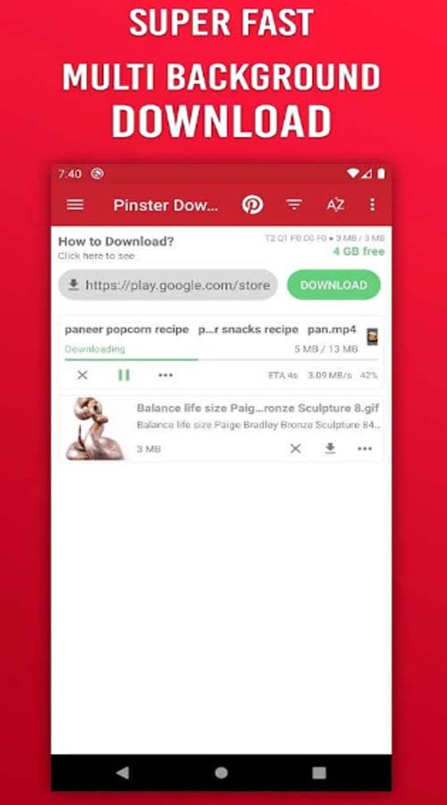 Pinster Advanced Downloader 4